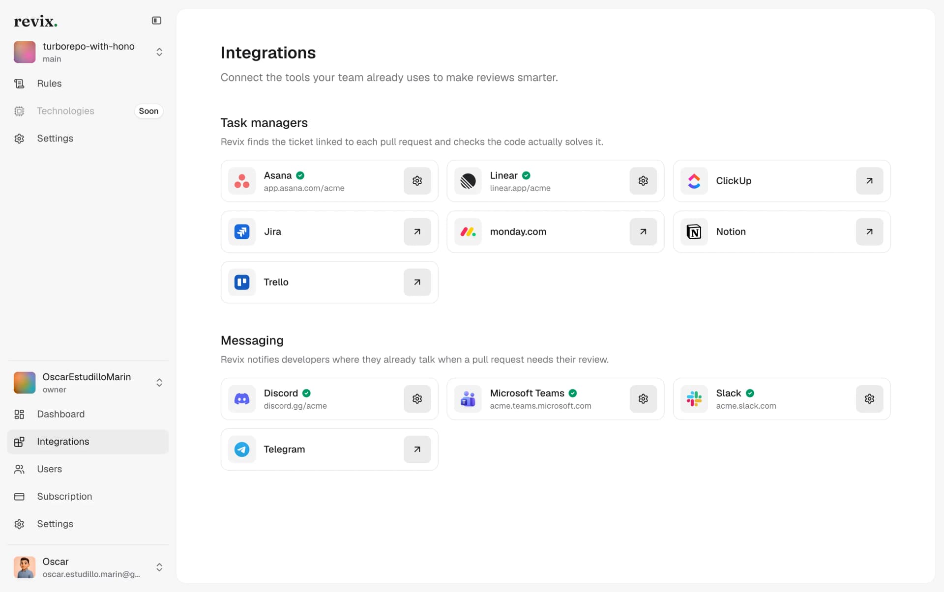 Connect the tools you already use